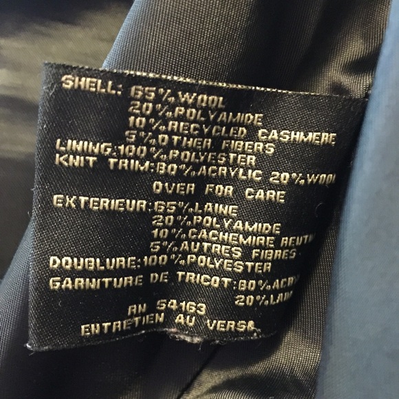 🔥 SALE 🔥Cole Haan Wool/Cashmere Blend Coat - Picture 5 of 5